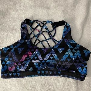 XL stardust Constantly Varied Gear Sports Bra